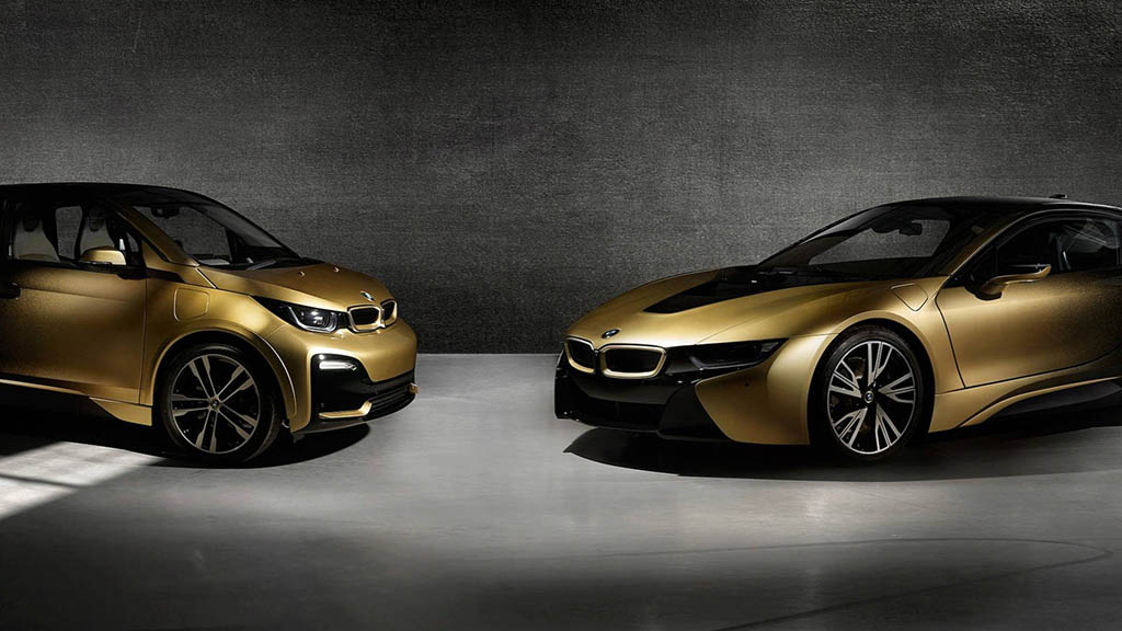 نسخه طلایی BMW i3 و BMW i8 استارلایت ادیشن +تصاویر