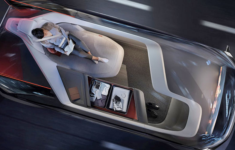 رونمایی ولوو از خودرویی با یک اتاق نشیمن، فضایی برای کار و خواب در سال ۲۰۲۱