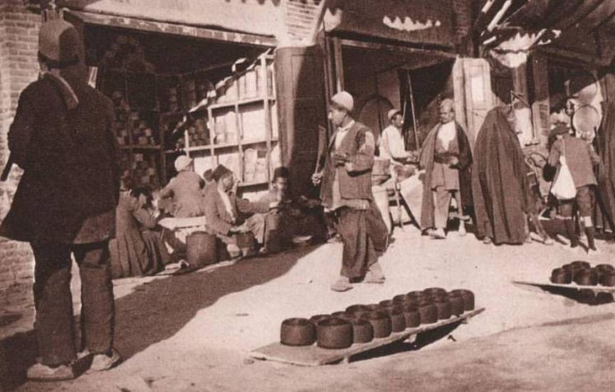 عکس/ بازار تهران در دوره قاجاریه