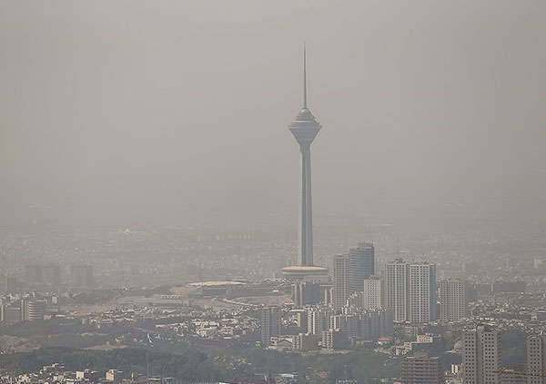 هوای تهران در شرایط ناسالم برای همه افراد قرار دارد