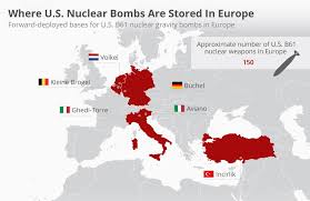 ناتو: بمب های اتمی آمریکا در ۶ پایگاه در اروپا ذخیر شده اند
