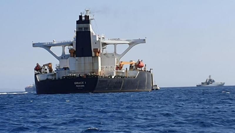 آغاز حرکت کشتی توقیف شده ایرانی از جبل الطارق