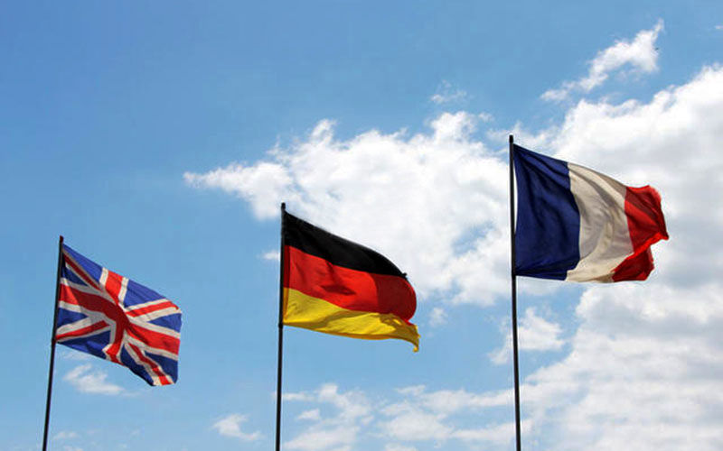 نامه‌ آلمان، انگلیس و فرانسه به رییس شورای امنیت درباره تحریم آمریکا علیه ایران