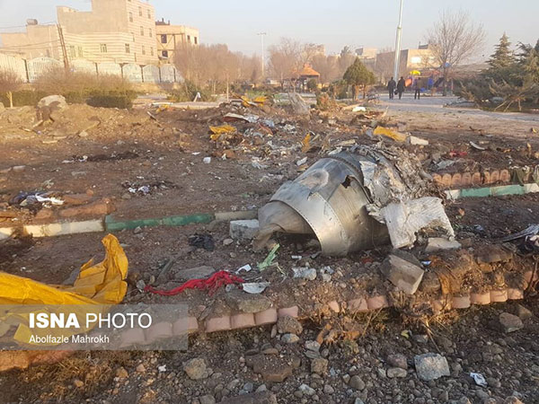 سقوط مرگبار هواپیمای اوکراینی در تهران / ۱۷۶ نفر کشته شدند