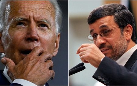 احمدی نژاد به جو بایدن نامه نوشت