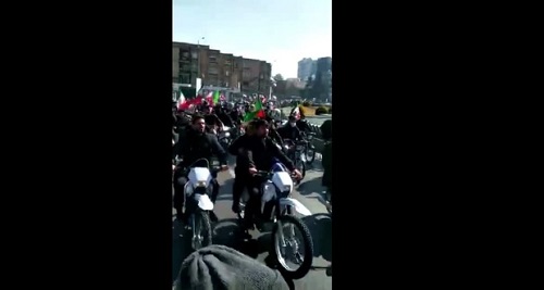 توهین به روحانی در راهپیمایی ۲۲بهمن در اصفهان
