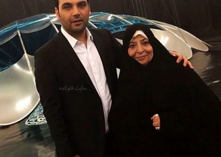 احسان علیخانی و مادرش / عکس