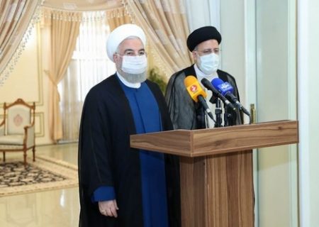 روحانی به دیدار رئیسی رفت/ عکس