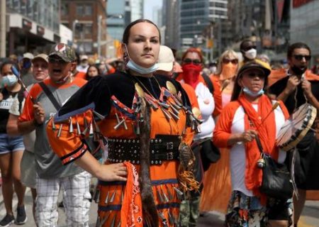 تظاهرات بومیان کانادا / عکس