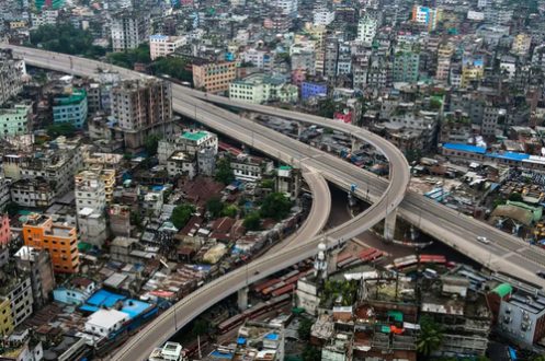 خیابان های خالی بنگلادش از بیم گسترش کرونا/ عکس