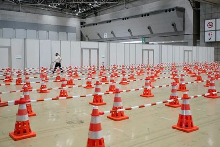 مرکز تست کرونا در بازی های المپیک ۲۰۲۰ ژاپن/ عکس