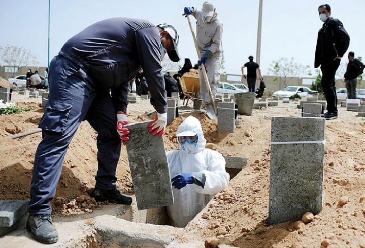 دفن ۴۰ درصد متوفیان کرونایی کشور در بهشت زهرای تهران