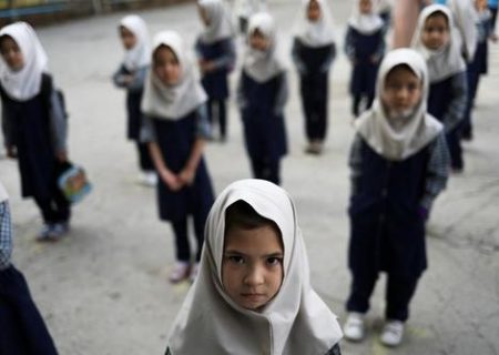 مدرسه ای دخترانه در کابل / عکس