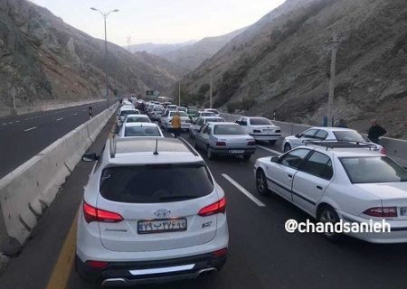 وضعیت اتوبان تهران شمال ، صبح امروز / عکس