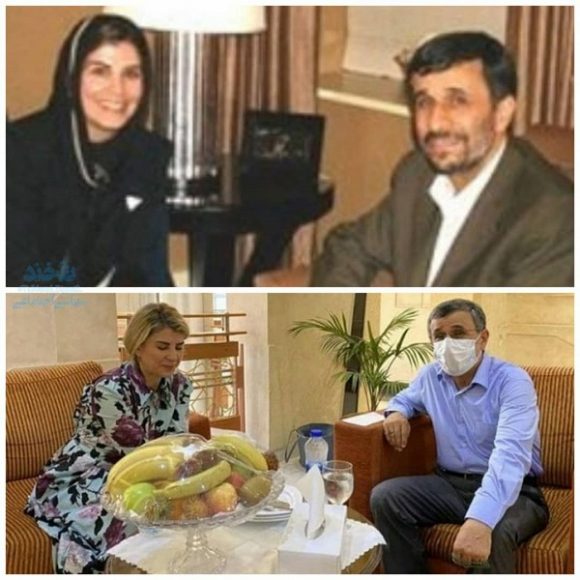 احمدى نژاد و کاملیا انتخابی فرد در گذر زمان/عکس