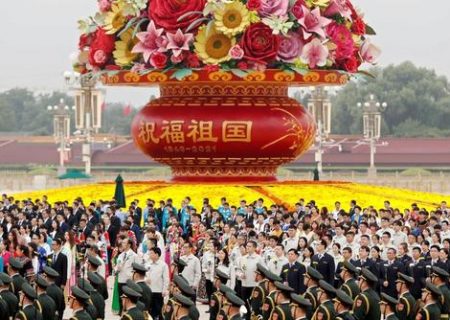 جشن روز ملی چین در میدان “تیان آن من”/ عکس