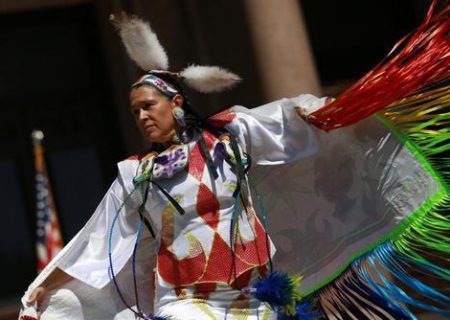 برگزاری روز بومیان آمریکا /عکس