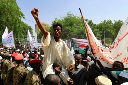 تظاهرات برای انحلال دولت در سودان/ عکس