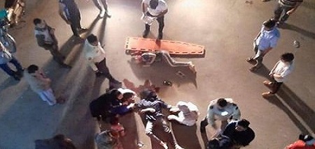 سقوط فجیع دو دختر از ساختمانی در بندرعباس/عکس