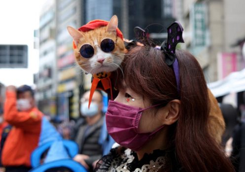 رژه هالوین در تایوان/ عکس