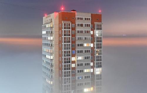 مه غلیظ در روسیه/عکس