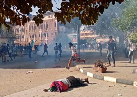 سرکوب تظاهرات در سودان/ عکس