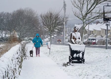 برف در انگلیس/ عکس