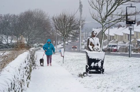 برف در انگلیس/ عکس
