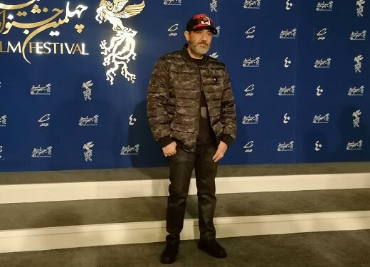 تیپ مهران غفوریان در جشنواره فیلم فجر