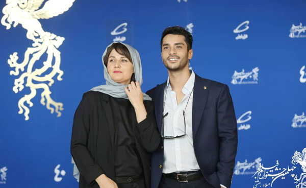 ژست ساعد سهیلی و همسرش در جشنواره فیلم فجر/عکس