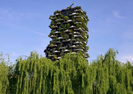 برج مسکونی “جنگل عمودی” در میلان/عکس