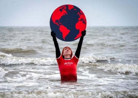گرامیداشت روز زمین در ساحل اسکاتلند/عکس