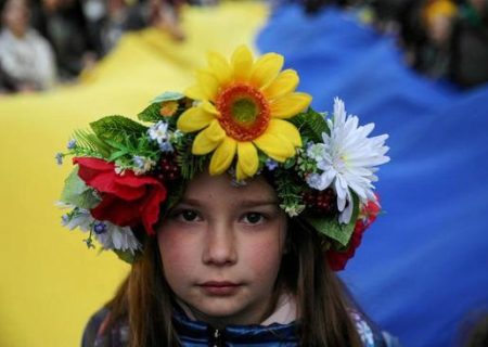 تظاهرات همبستگی با اوکراین در لهستان/ عکس