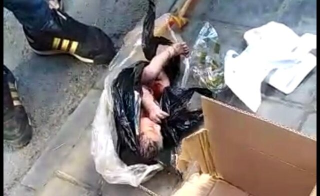 آخرین وضعیت نوزاد رها شده در سطل زباله