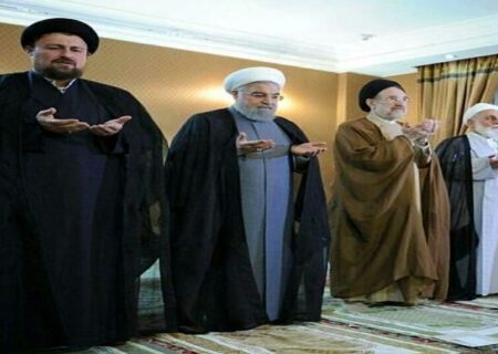 جلسه‌ روحانی، ناطق، خاتمی و حسن خمینی در منزل جهانگیری