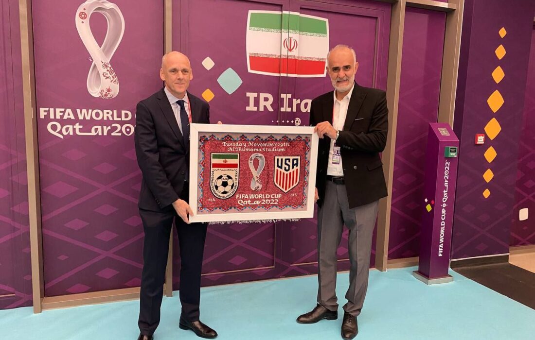 هدیه ویژه ایران به آمریکا در جام جهانی قطر/عکس