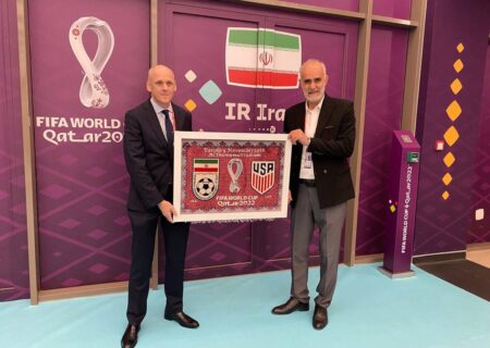 هدیه ویژه ایران به آمریکا در جام جهانی قطر/عکس