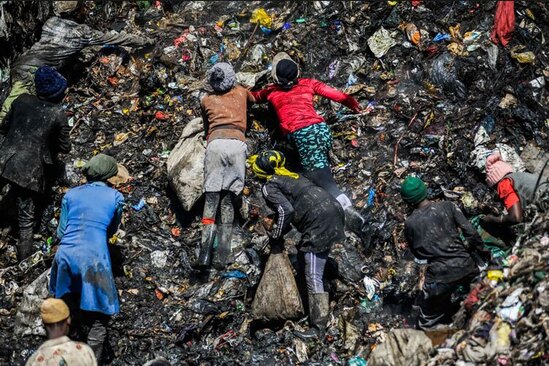 زباله گردها در شهر نایروبی پایتخت کنیا