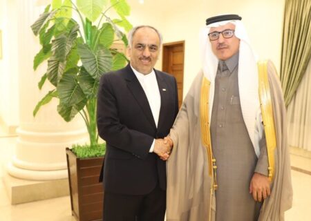 حضور سفیر عربستان در سفارت ایران در تاجیکستان