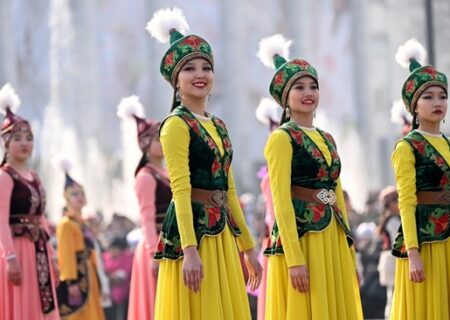 جشن نوروز در شهر بیشکک پایتخت قرقیزستان