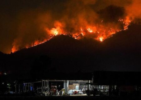 آتش سوزی در یک پارک ملی تایلند/ رویترز