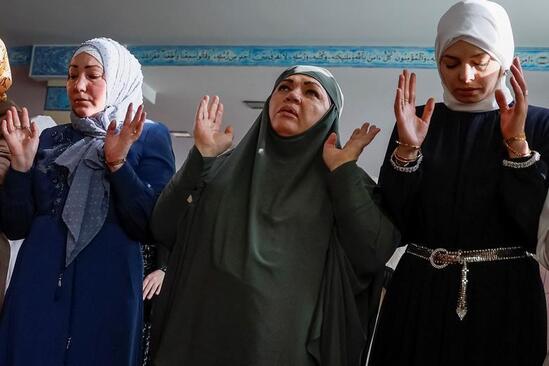 نماز عید فطر در مرکز اسلامی اوکراین
