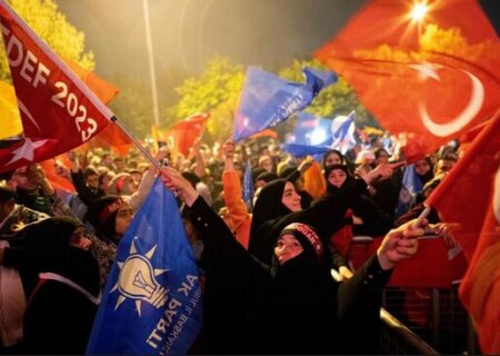 جشن پیروزی رجب طیب اردوغان در انتخابات
