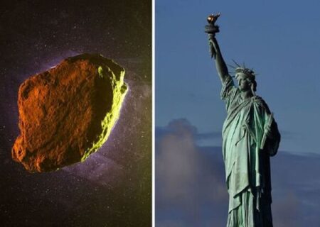 سیارکی به اندازه مجسمه آزادی از کنار زمین عبور کرد