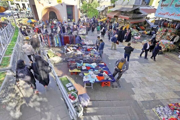 لزوم ساماندهی دستفروشان بازار تهران