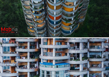 یک آپارتمان عجیب در چین / عکس