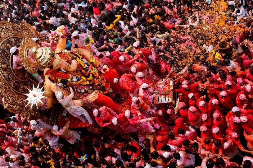 جشنواره آیینی “گانش چاتورتی” در بمبئی هند