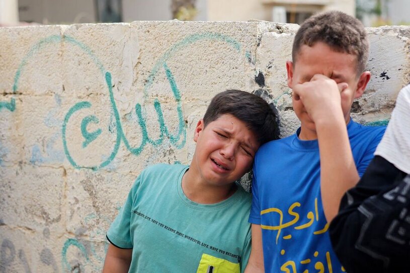 تشییع پیکر شهدای فلسطینی در غزه/ رویترز