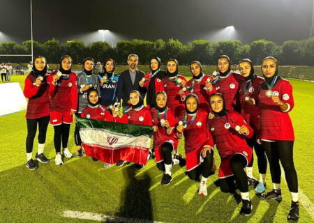 اولین مدال تاریخ راگبی زنان ایران در مسابقات آسیایی