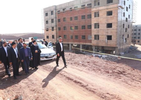 بازدید رییس جمهور و وزیر راه و شهرسازی از سایت ۱۴۵ هکتاری نهضت ملی مسکن پرند